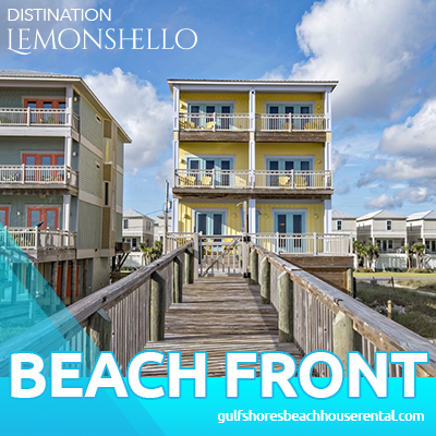 Lemonshello is a luxurious beachfront vacation rental located in Gulf Shores, Alabama.